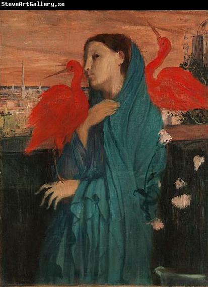 Edgar Degas Young Woman with Ibis